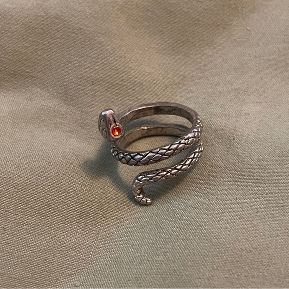 Silver Snake Ring - Picture 2 of 4